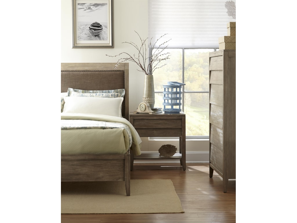 Cresent Fine Furniture Corliss LandingCal King Upholstered Bed