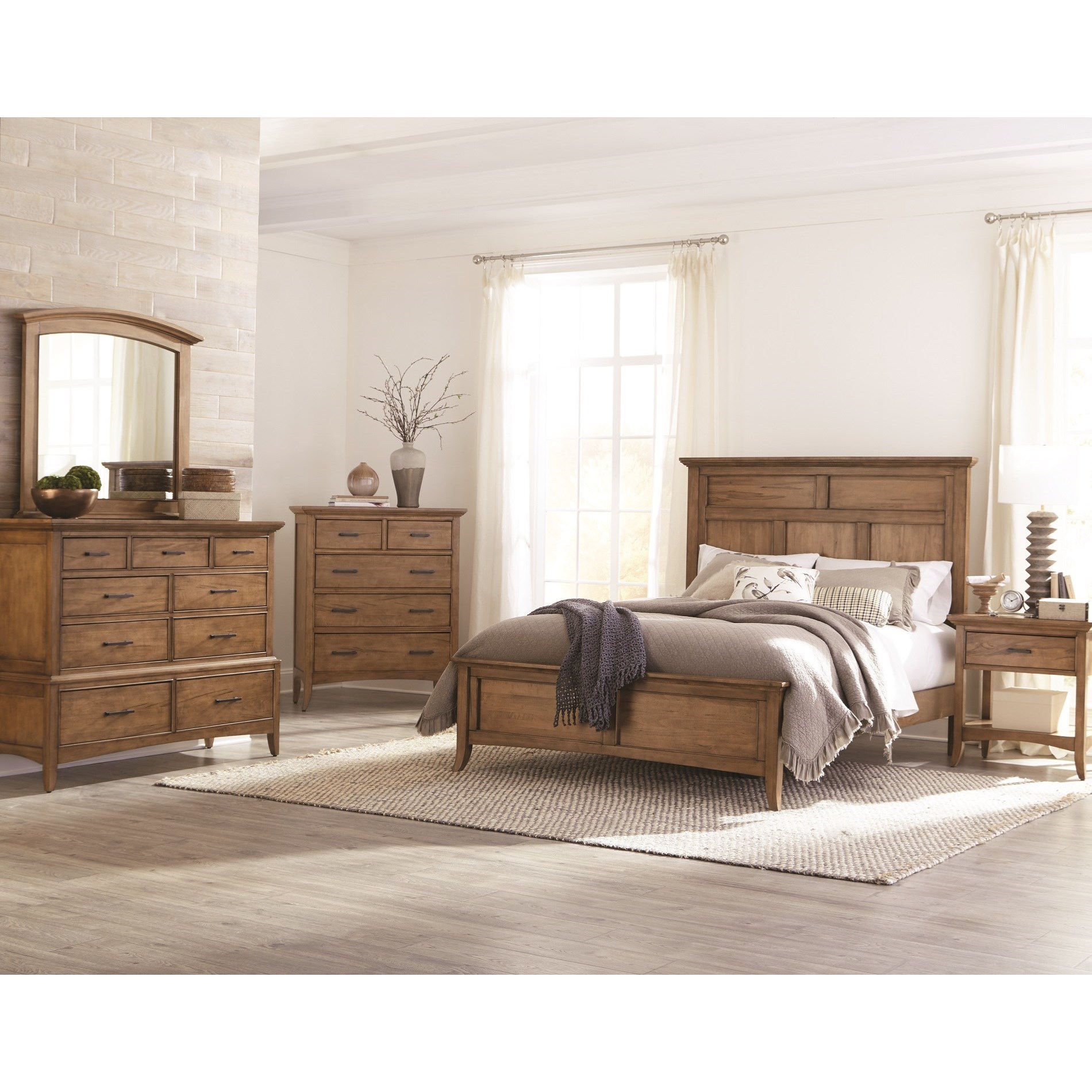 Cresent Fine Furniture Lockeland 9 Drawer Media Dresser And