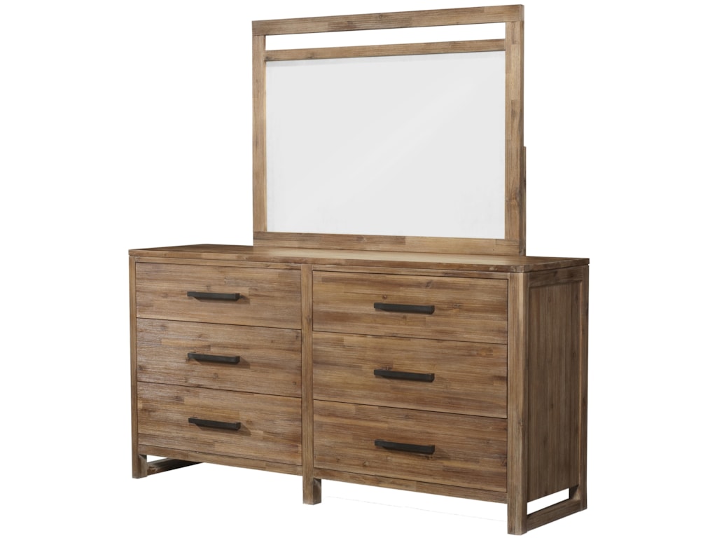 Cresent Fine Furniture WaverlyDresser & Mirror