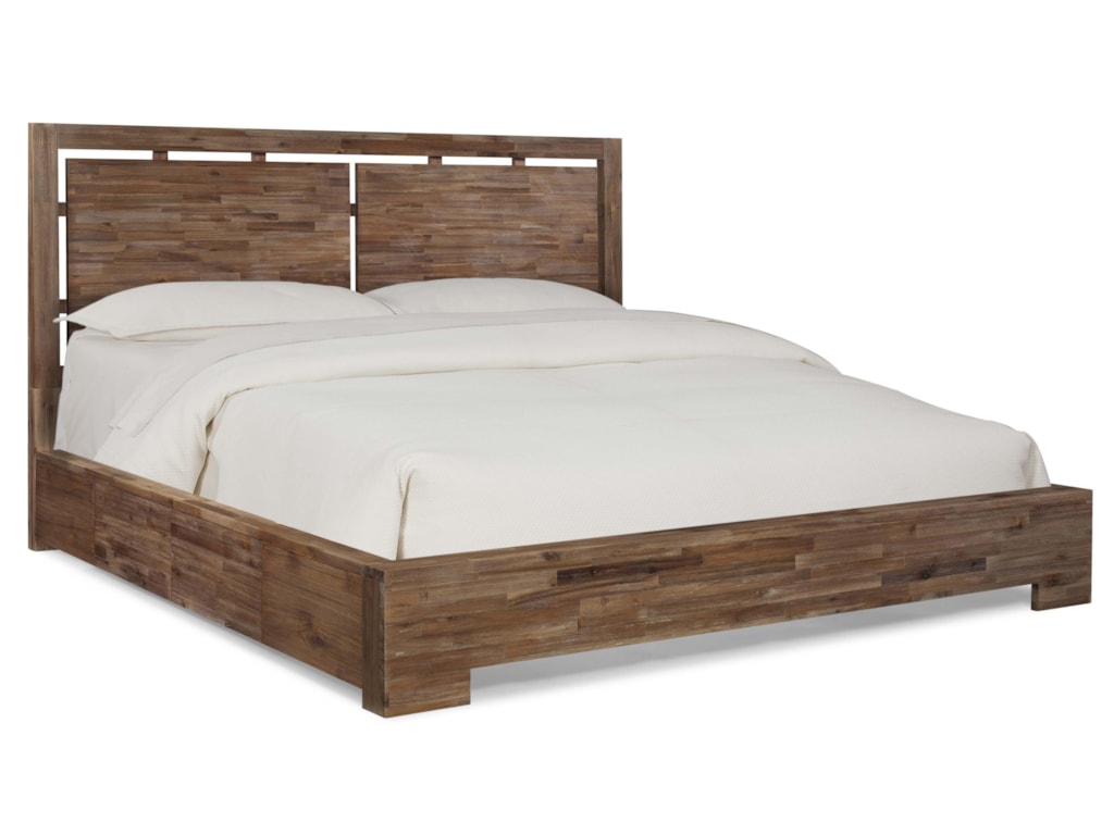 Cresent Fine Furniture WaverlyKing Low Profile Bed w/ Storage