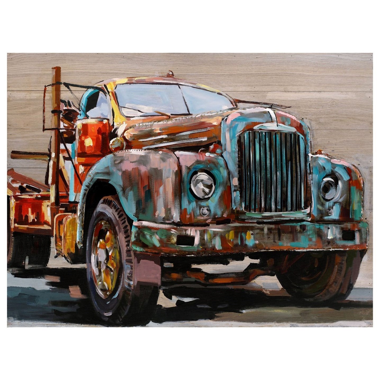 Wall Decor Tater Hand Paint On Wood With 3d Metal Accents By Crestview Collection At Becker Furniture World