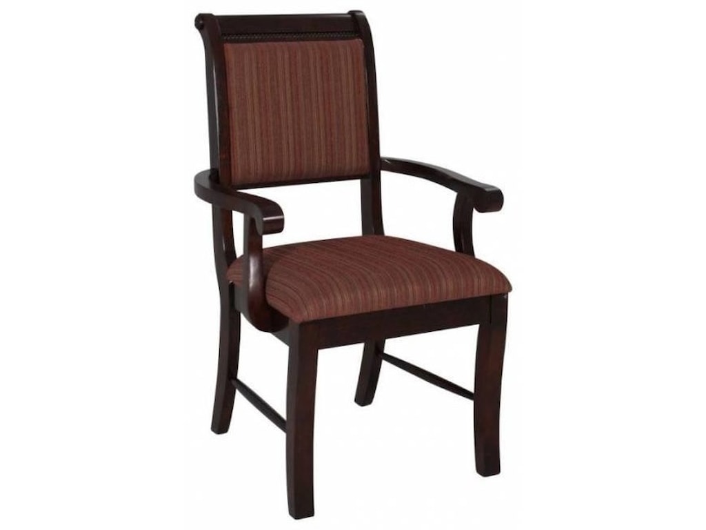 Royal Fair MerlotDining Arm Chair