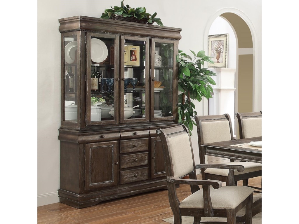 Merlot Buffet And Hutch