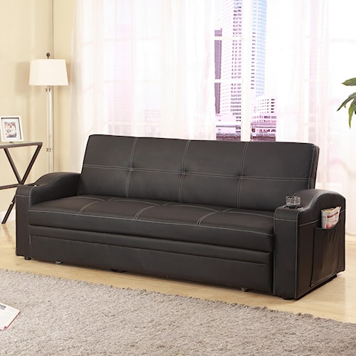 Crown Mark 5310 Easton Adjustable Sofa with Cup Holders and Pull ... - Crown Mark 5310 Easton Adjustable Sofa with Cup Holders and Pull-Out Bed