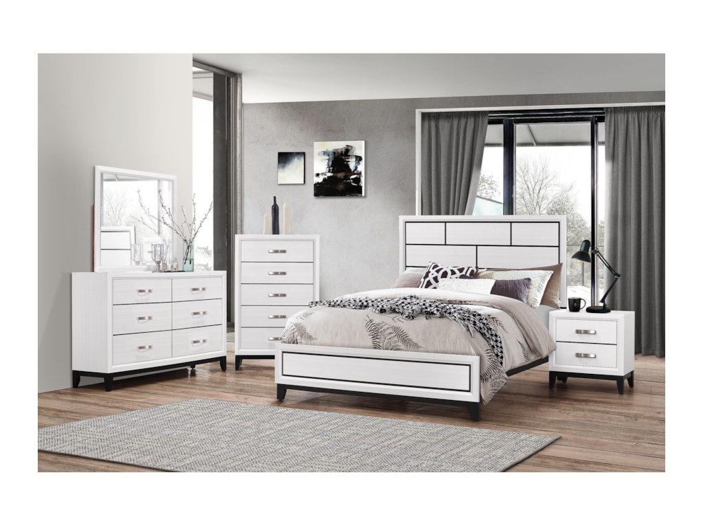 Crown Mark AkersonTwin Platform Bed