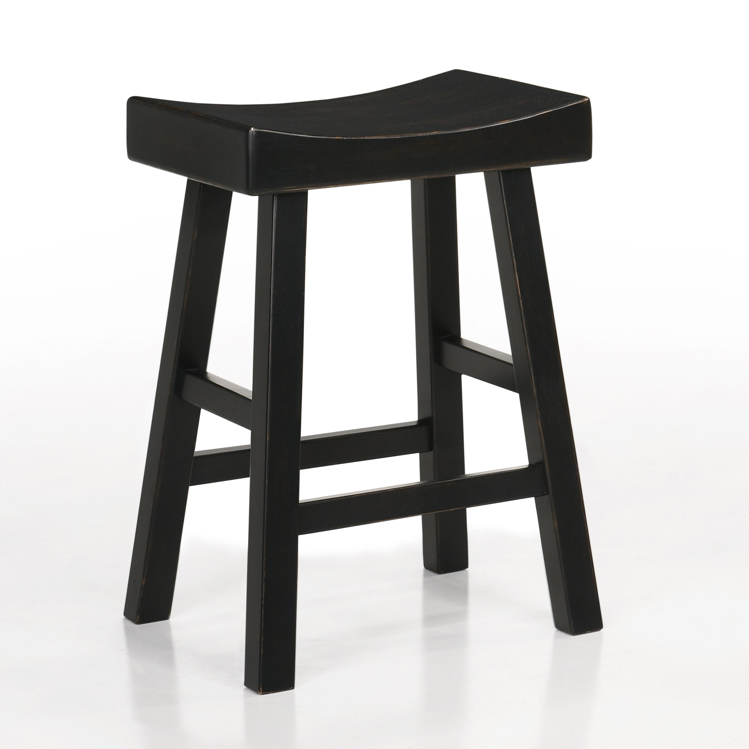 Crown Mark Aruba Casual 24 Saddle Stool Royal Furniture Bar Stools