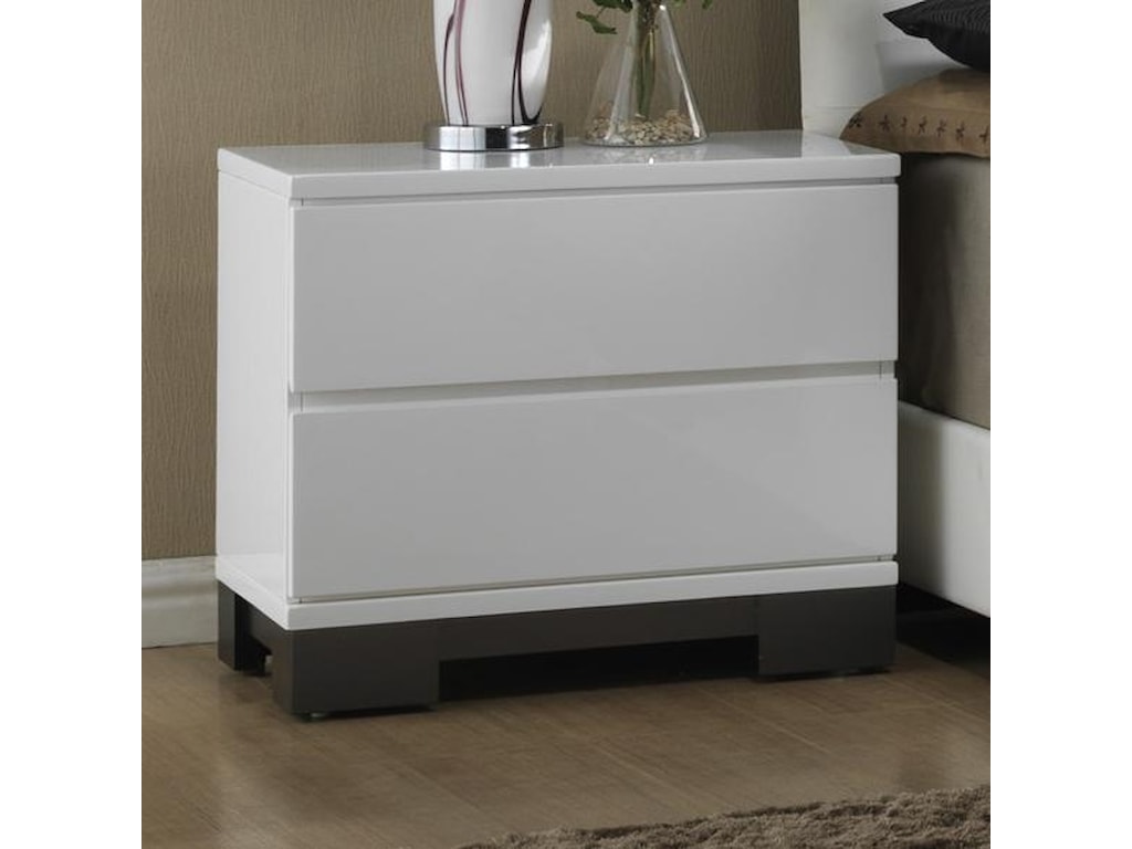 Crown Mark Furniture Avery B4850 2 Contemporary Two Tone Crown Mark Furniture Avery B4850 2