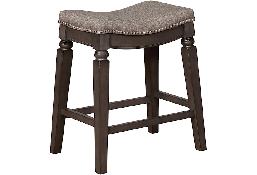Crown Mark Bar Stools Cm 2784c 24 Gy Transitional Counter Height
