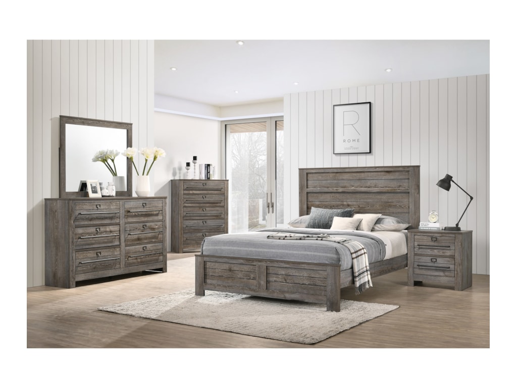 Crown Mark BatesonQueen Bed
