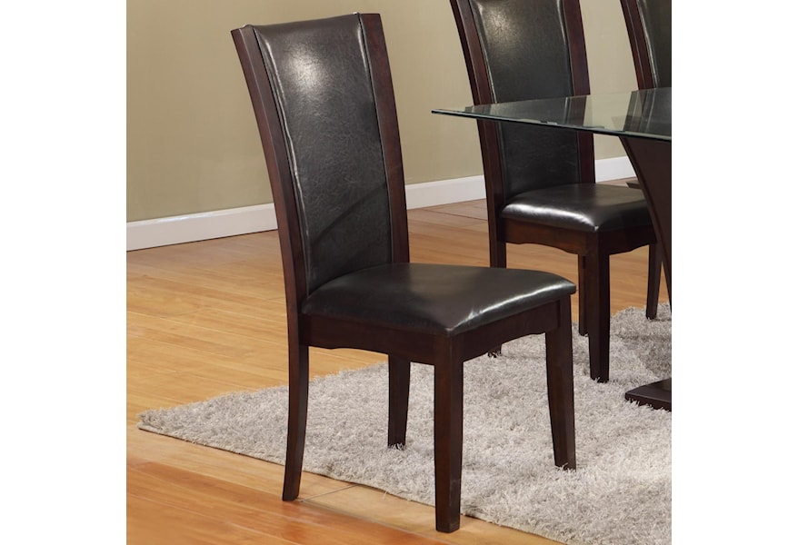 Crown Mark Camelia Espresso 1210s Esp Dining Side Chair With