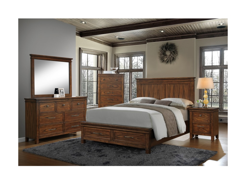 Crown Mark CassidyKing Storage Bed