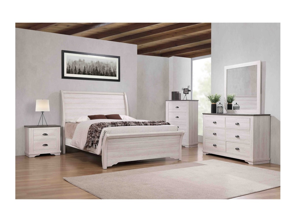 Crown Mark CoraleeQueen Sleigh Bed