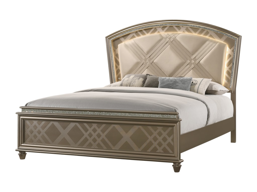 Crown Mark CristalKing Bed