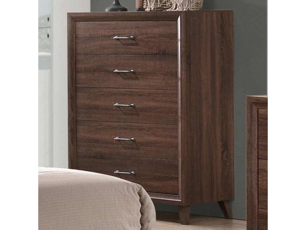 Darryl Mid Century Modern Chest With 5 Drawers By Crown Mark At Rooms For Less Darryl Mid Century Modern Chest With 5 Drawers By Crown Mark At Rooms For Less