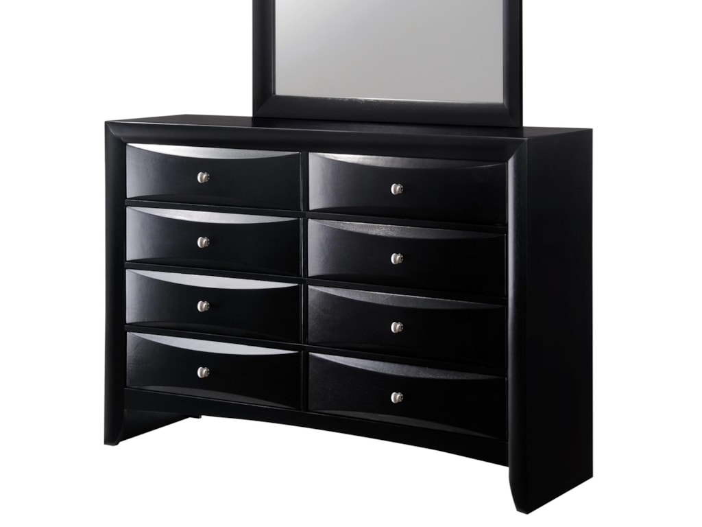 Del Sol Cm Emily B4280 1 Contemporary 8 Drawer Dresser Del Sol