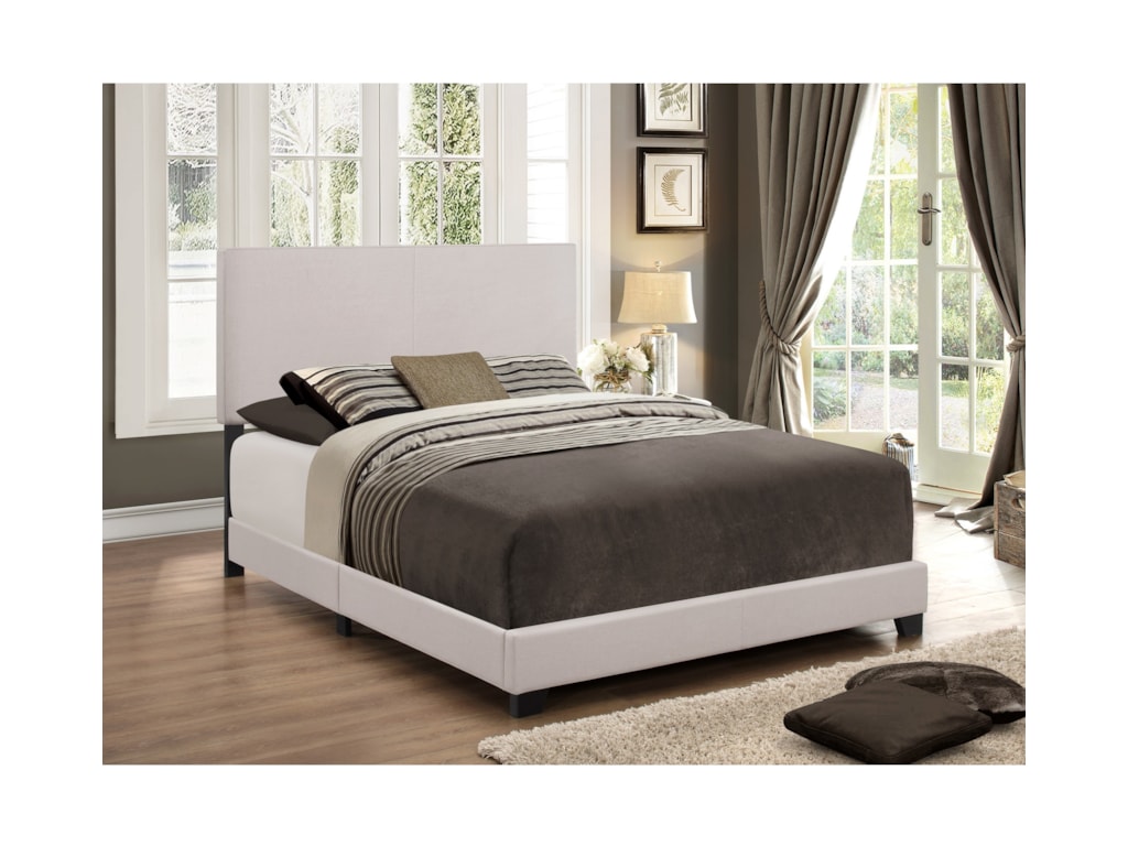 Crown Mark Erin 5271kh K King Upholstered Platform Bed Household Crown Mark Erinking Upholstered Platform Bed