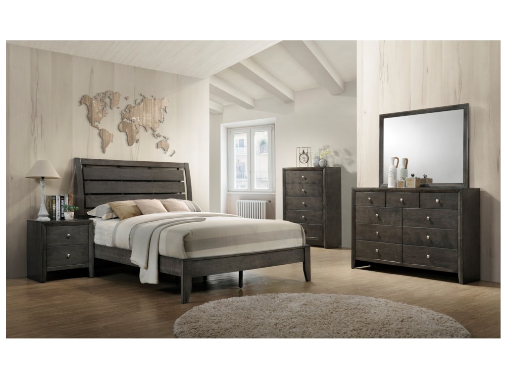 Crown Mark EvanQueen Bed