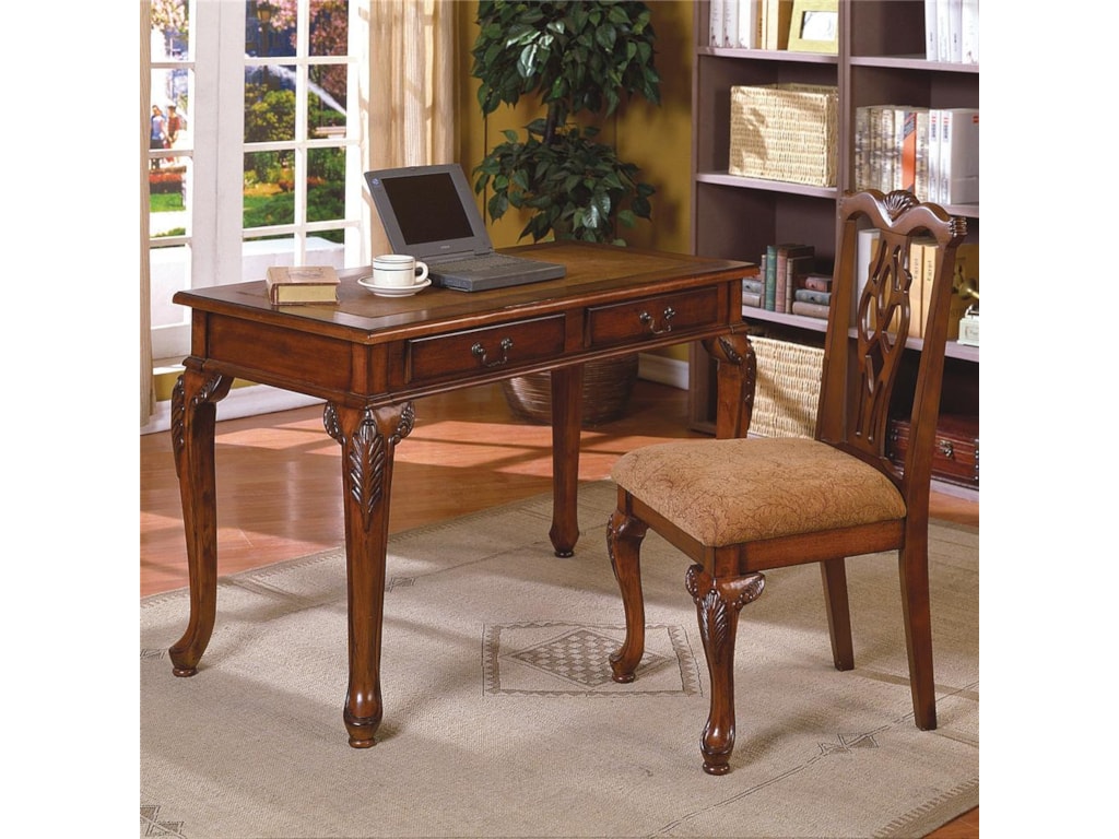 Fairfax Traditional Home Office Desk Chair Set By Crown Mark At Royal Furniture