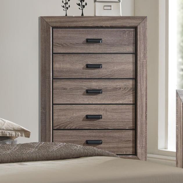 Crown Mark Farrow Transitional Chest Of Drawers Royal Furniture
