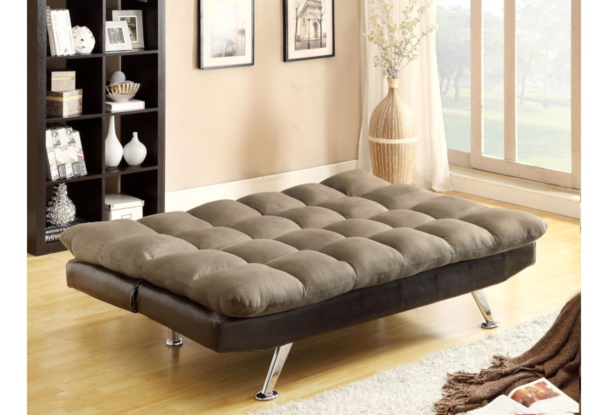 Crown Mark Futons Daybeds 5250 Esp Peb Sundown Adjustable Sofa Dunk Bright Furniture Futons