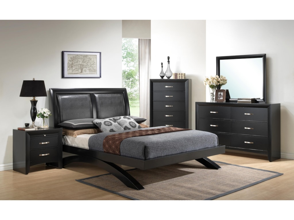 Del Sol Cm Galinda 6 Drawer Dresser Mirror Combo Del Sol