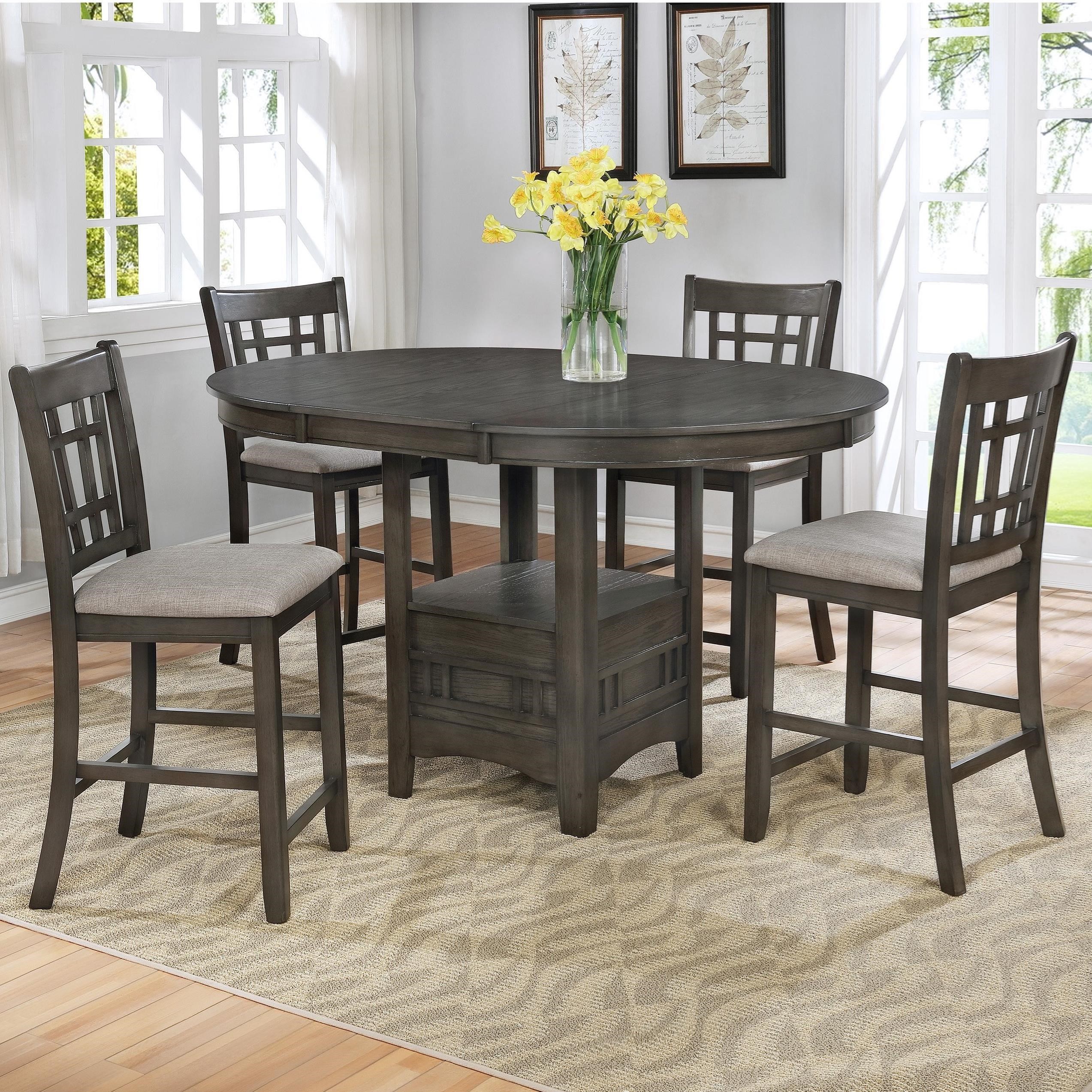 pic Bar Height Table Set For 6 hartwell 7 pc pub set