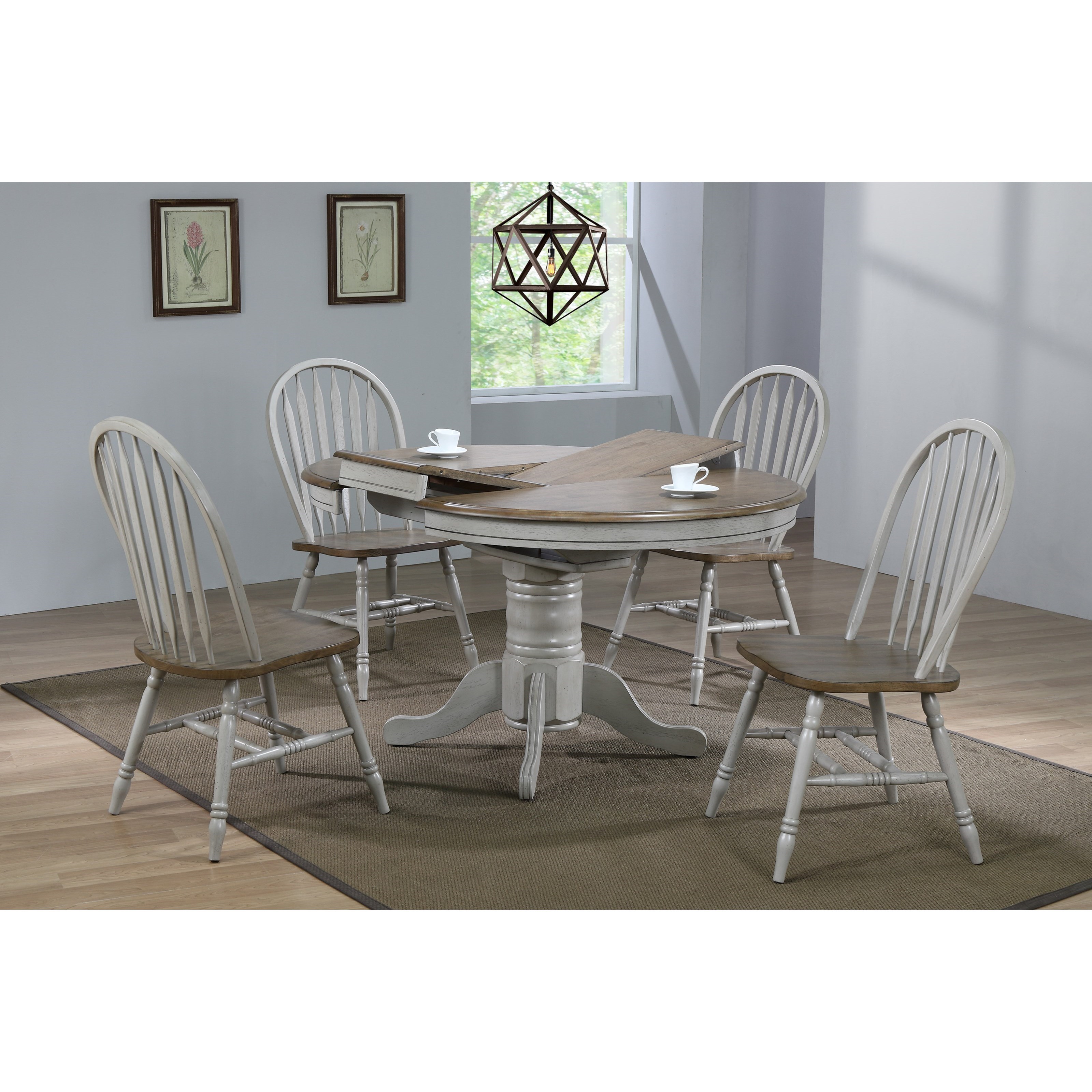 Crown Mark Furniture Jack 1054s Relaxed Vintage Windsor Dining