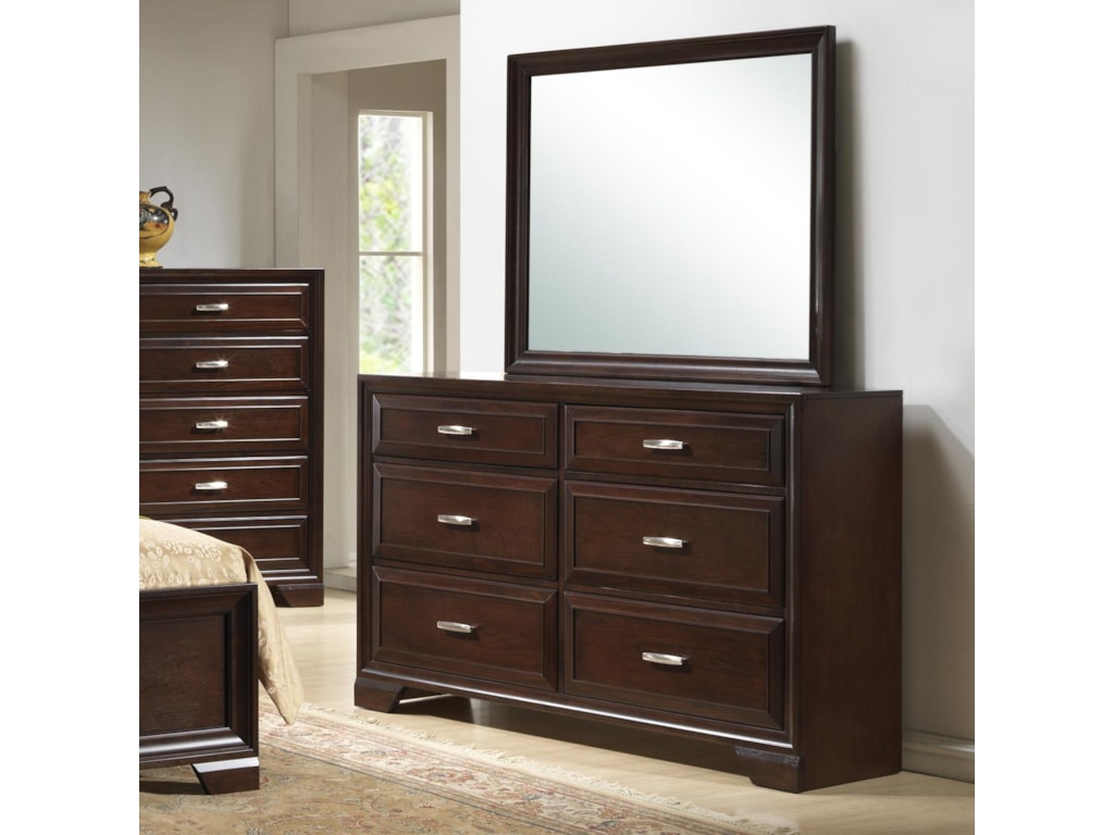 Crown Mark JacobDresser & Mirror
