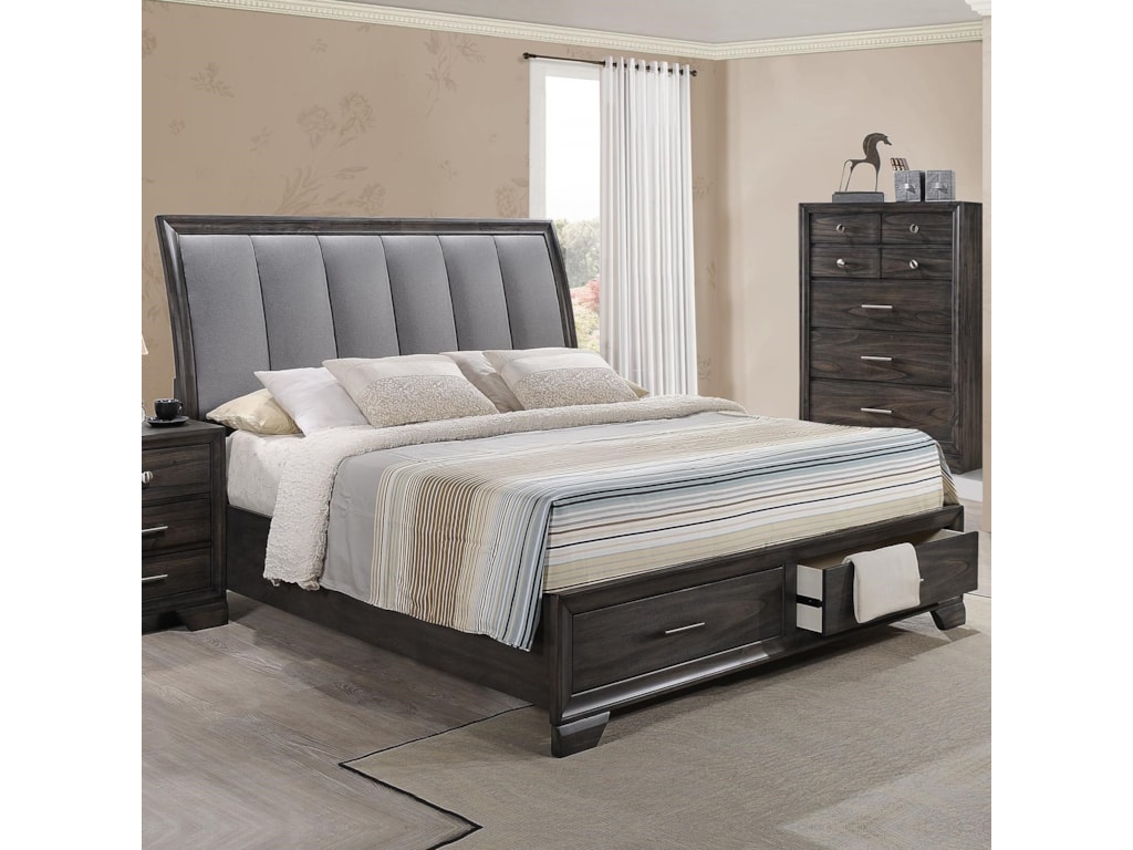 Jaymes King Storage Bed