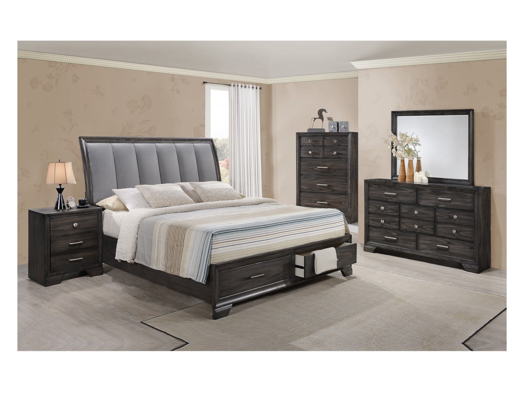 Belfort Essentials JaymesQueen Storage Bed