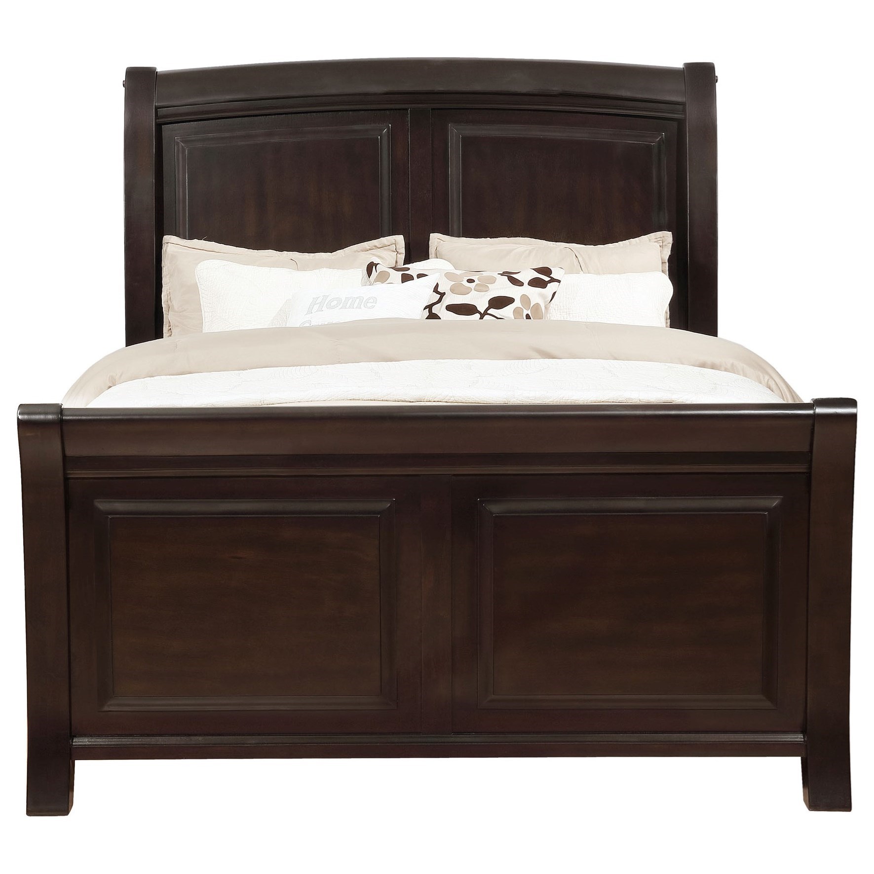 Crown Mark Kenton B1820 Q Hb Fb Kq Rail Traditional Queen Sleigh Bed Corner Furniture Sleigh Beds