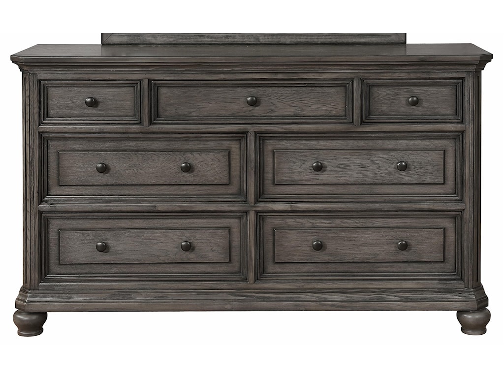 Crown Mark Furniture Lavonia B1880 1 Relaxed Vintage 7 Drawer