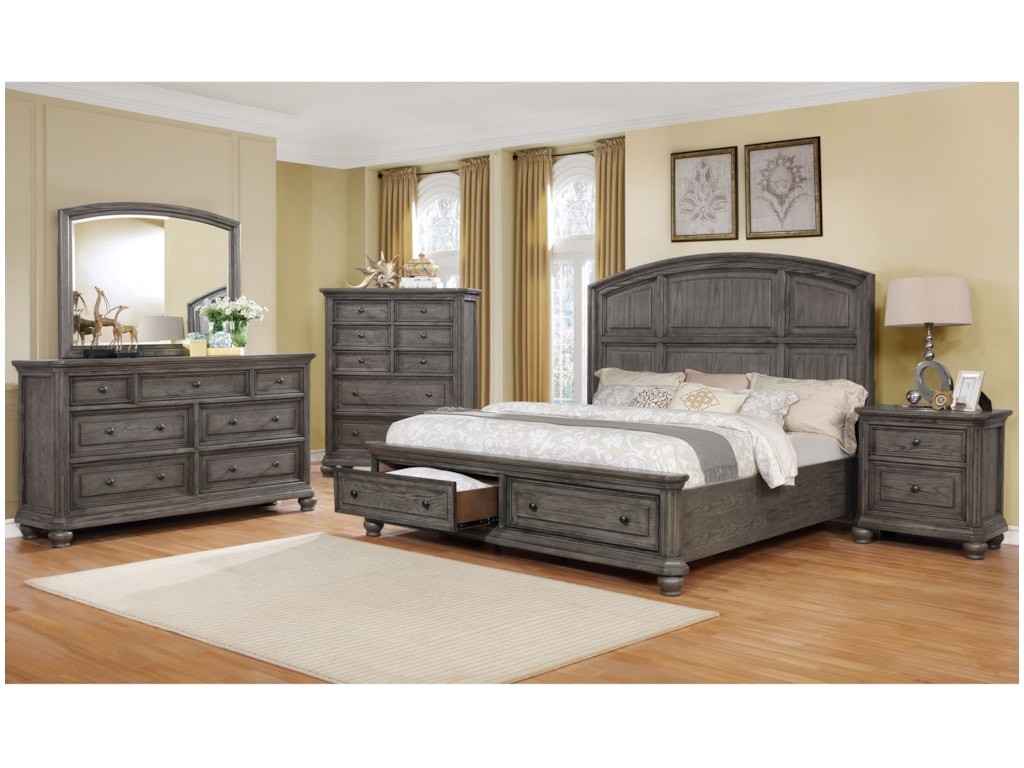 Crown Mark LavoniaQueen Storage Bed