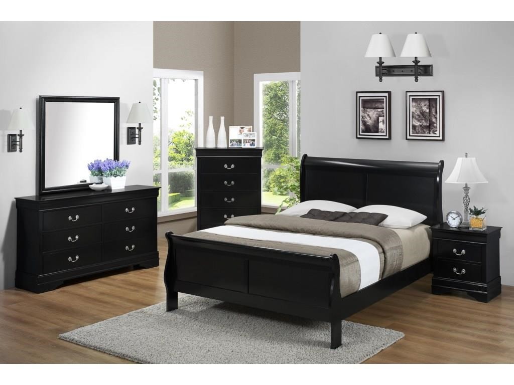 Crown Mark Furniture Louis Phillipe B3900 T Hb Fb Rl 1 2 11 Del