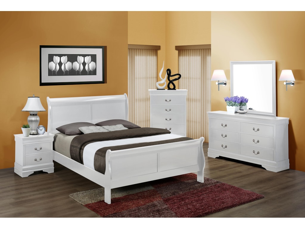Crown Mark Louis Phillipe Twin Bedroom Group Corner Furniture Crown Mark Louis Phillipetwin Bedroom Group Bed
