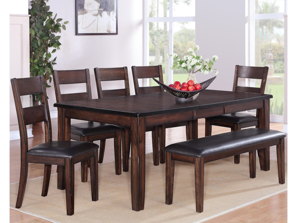 Crown Mark Maldives 5 Pc Dining Table And Chairs Miskelly Crown Mark Maldives 5 Pc Dining Table And Chairs