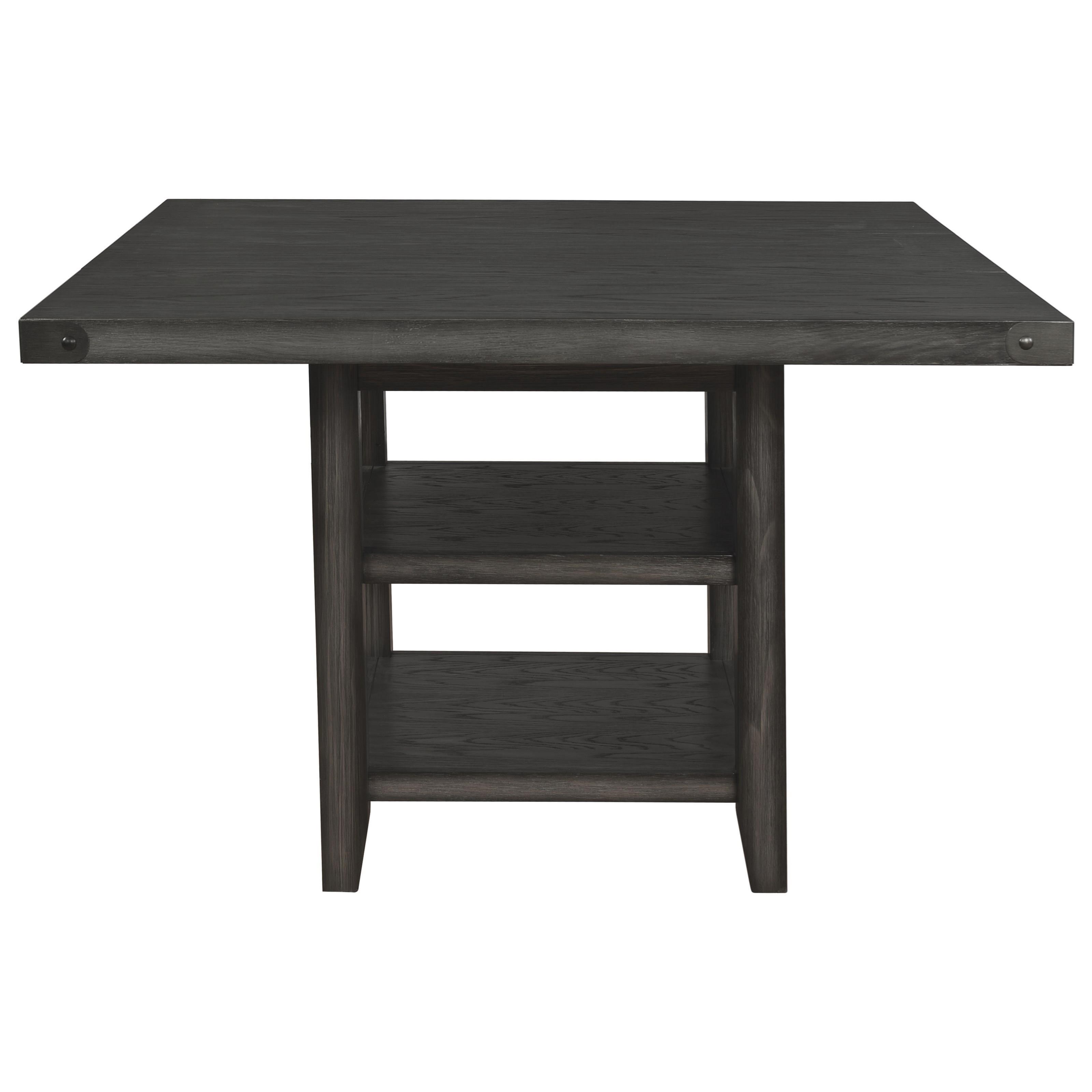 Crown Mark Matheny Counter Height Storage Table With 18 Leaf