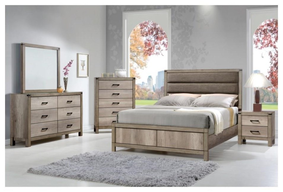 Crown Mark Matteo B3200 Q Hbfb Kq Rails 1 11 2 Queen Upholstered