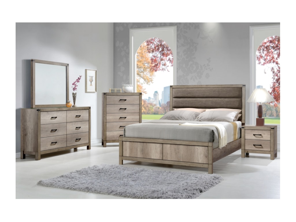 Crown Mark MatteoQueen Low Profile Bed