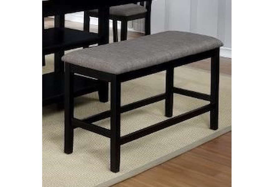 Crown Mark Nina Relaxed Vintage Counter Height Bench With
