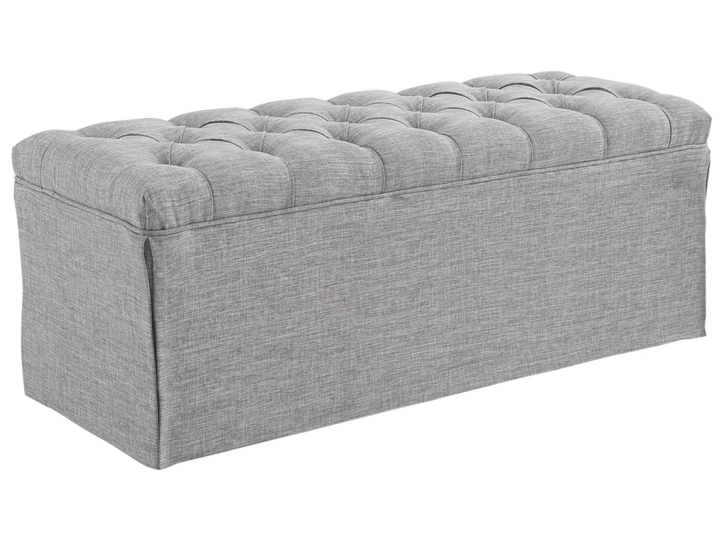 Crown Mark Palmer Dining 2023 Bench Skirted Bench With Button