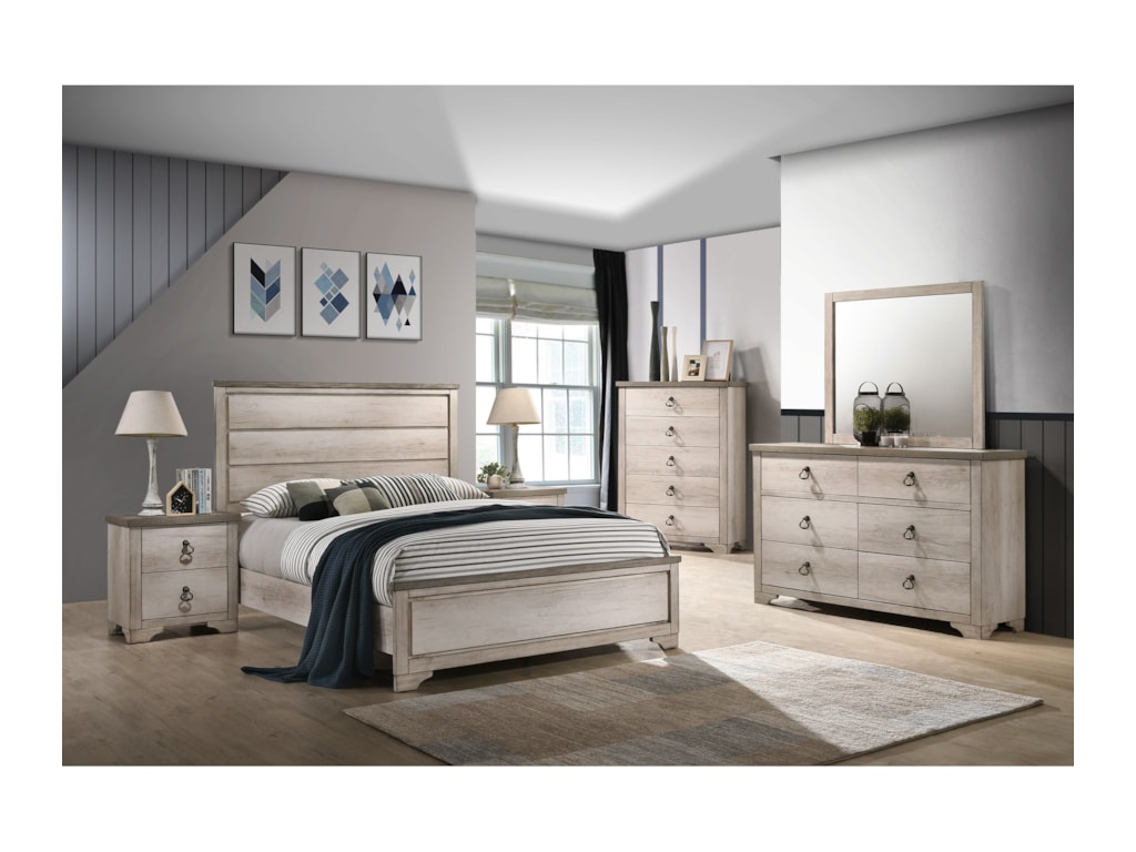 Rooms Collection One PattersonTwin Panel Bed