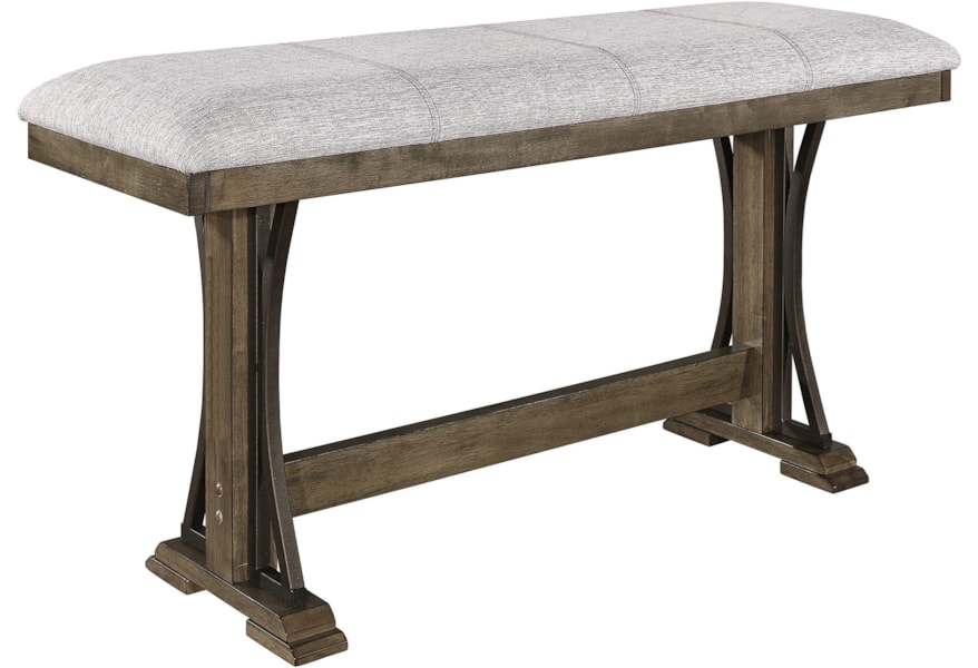 Crown Mark Quincy 2831 Bench Counter Height Bench With Upholstered