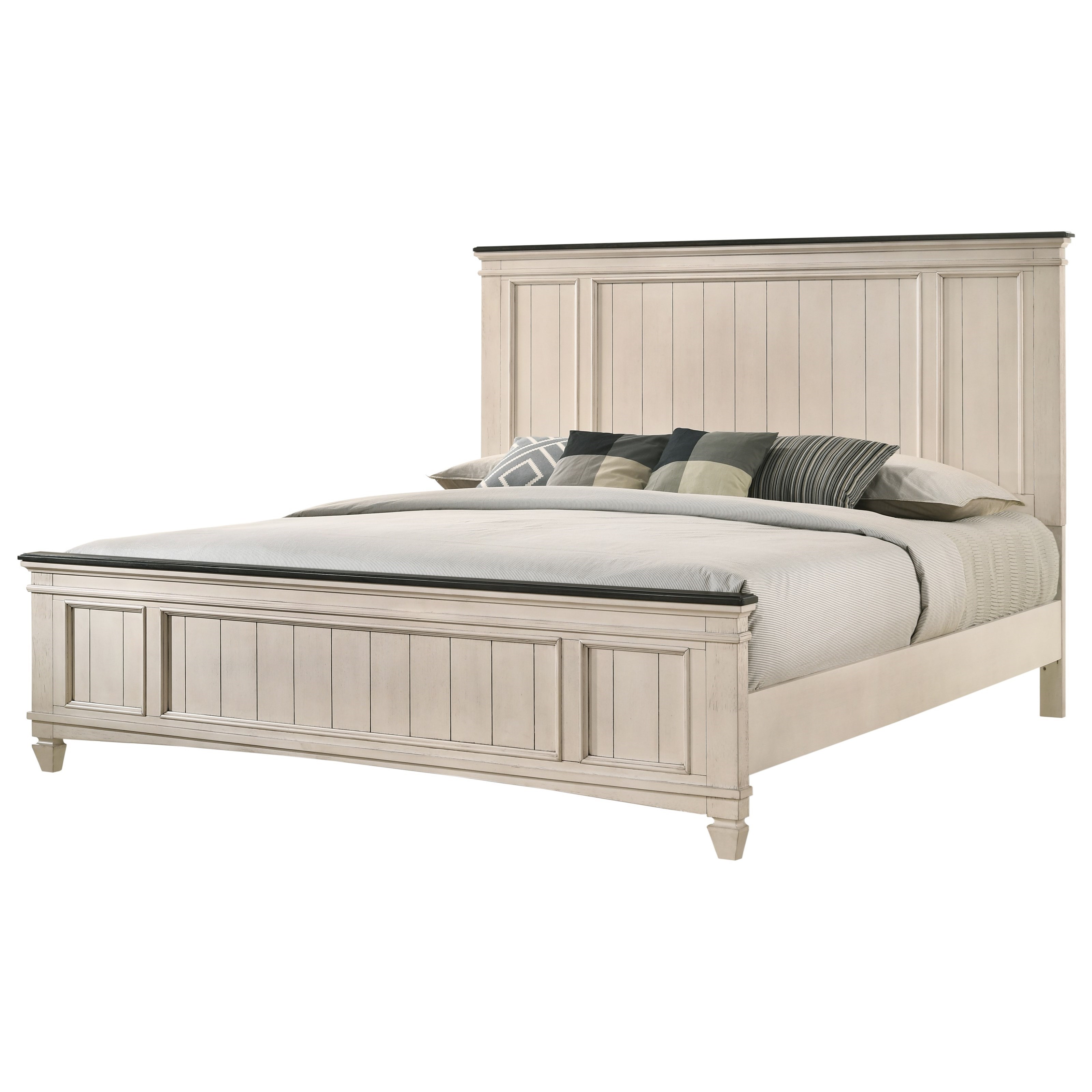 Two-Toned King Bed 