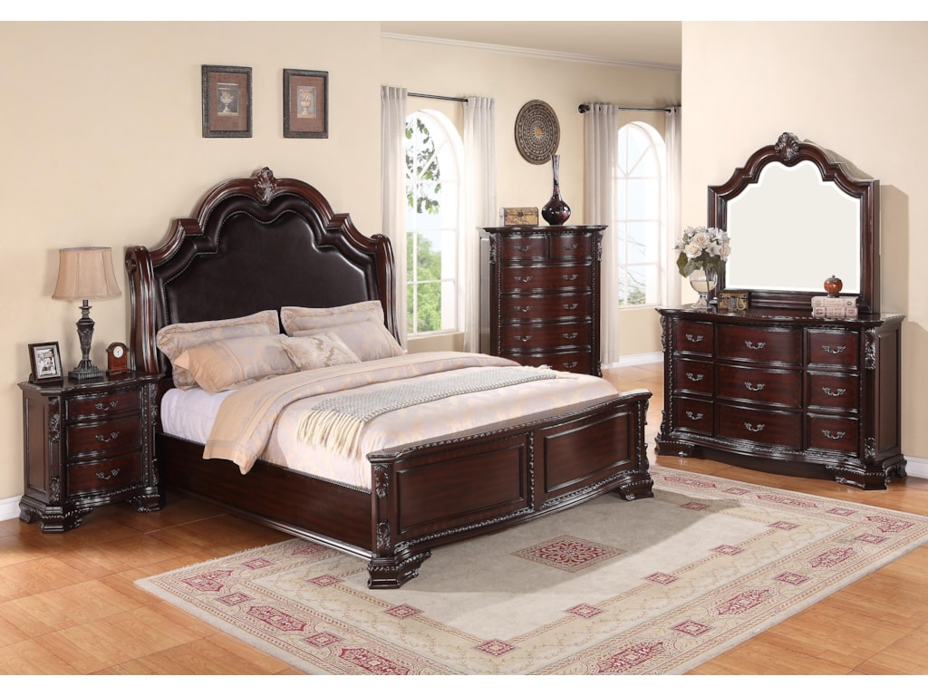 Crown Mark SheffieldQueen Panel Bed