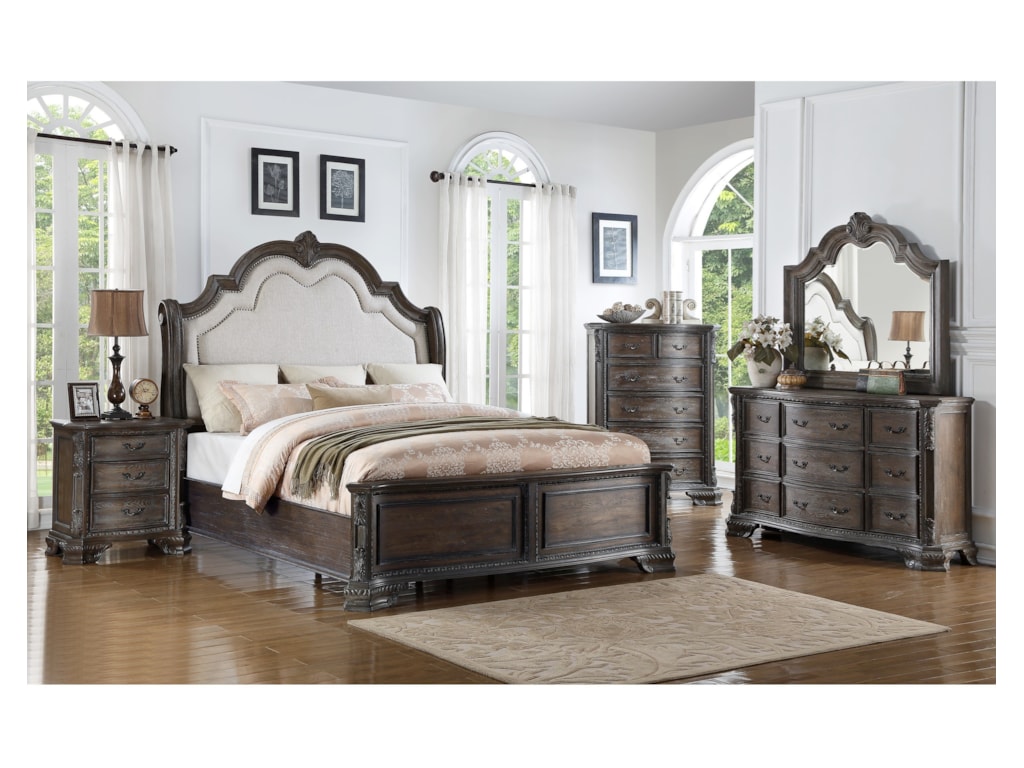Crown Mark SheffieldQueen Panel Bed