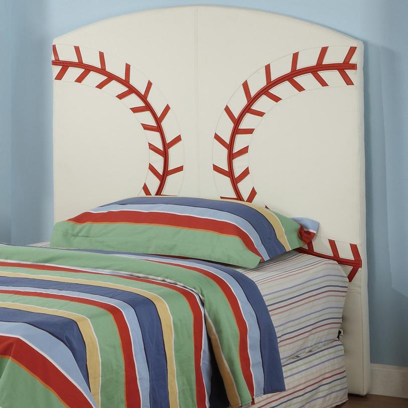 Crown Mark Sport Themed 5001 Twin Baseball Sports Headboard 