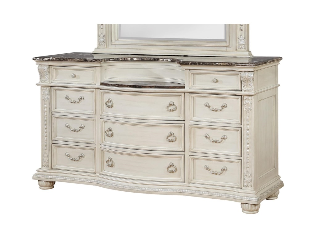 Crown Mark Stanley Traditional Dresser Royal Furniture Dressers Crown Mark Stanleydresser