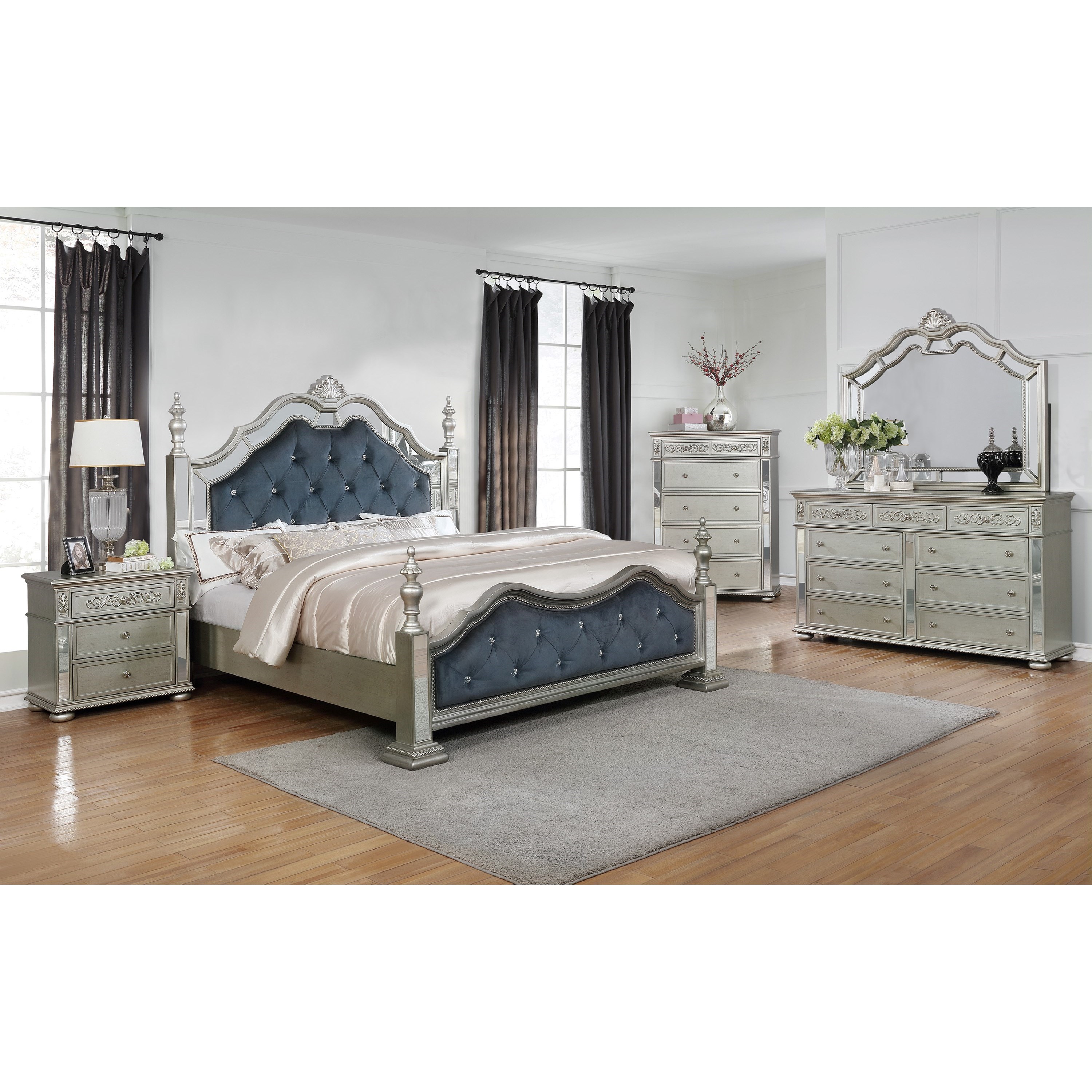 Crown Mark Sterling Queen Bedroom Group Royal Furniture Bedroom Groups