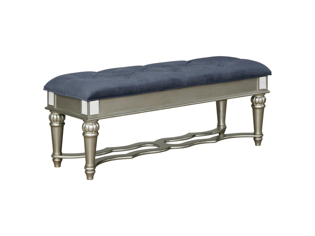 Crown Mark Sterling Upholstered Bench Royal Furniture Upholstered Benches Crown Mark Sterling Upholstered Bench Royal Furniture Upholstered Benches